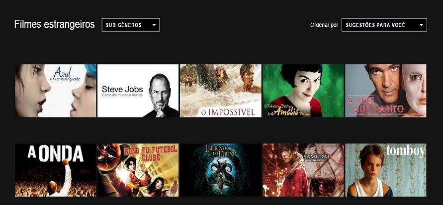 O Netflix possui um enorme catálogo para você escolher