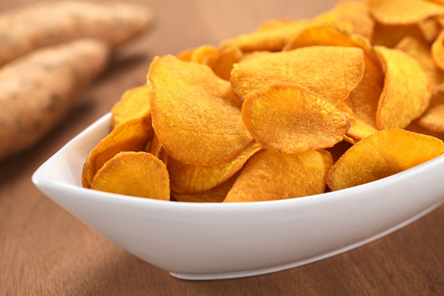 A batata-doce é rica em vitamina C, B1 e clácilo