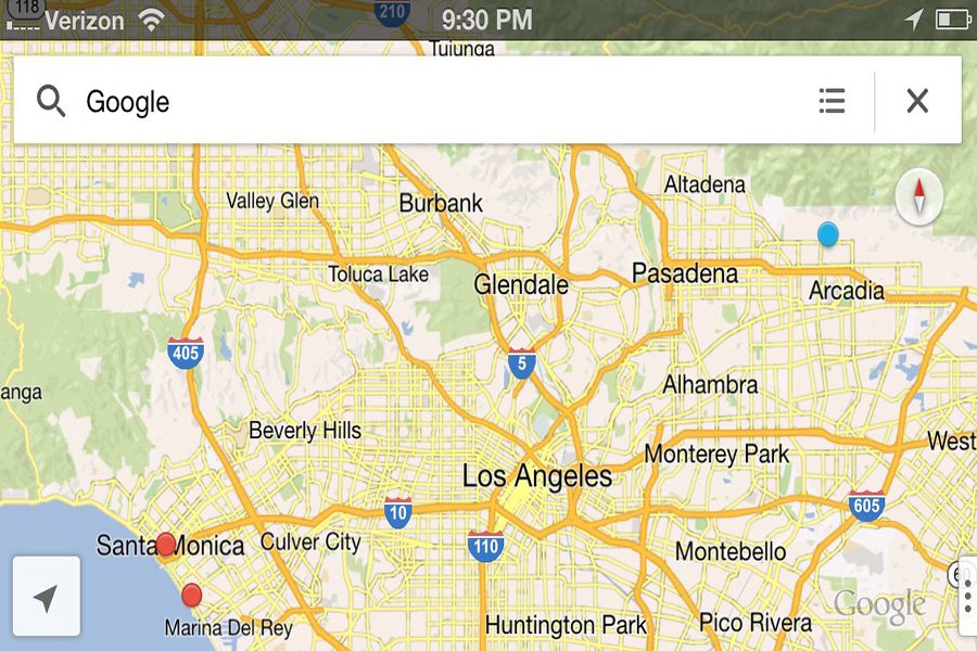 O google maps já o aplicativo padrão de muitos smartphones