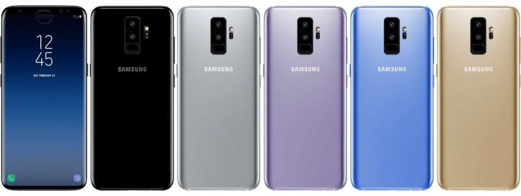 Linha do Samsung Galaxy S9+