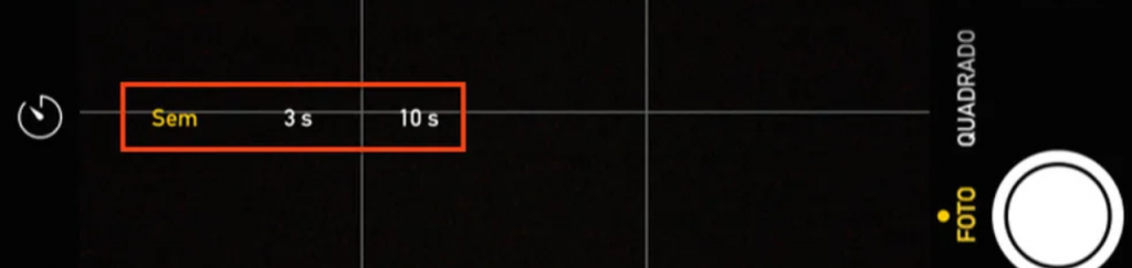 Modelo de Bullets para Simplifica (8) Configurações de temporizador da câmera do smartphone