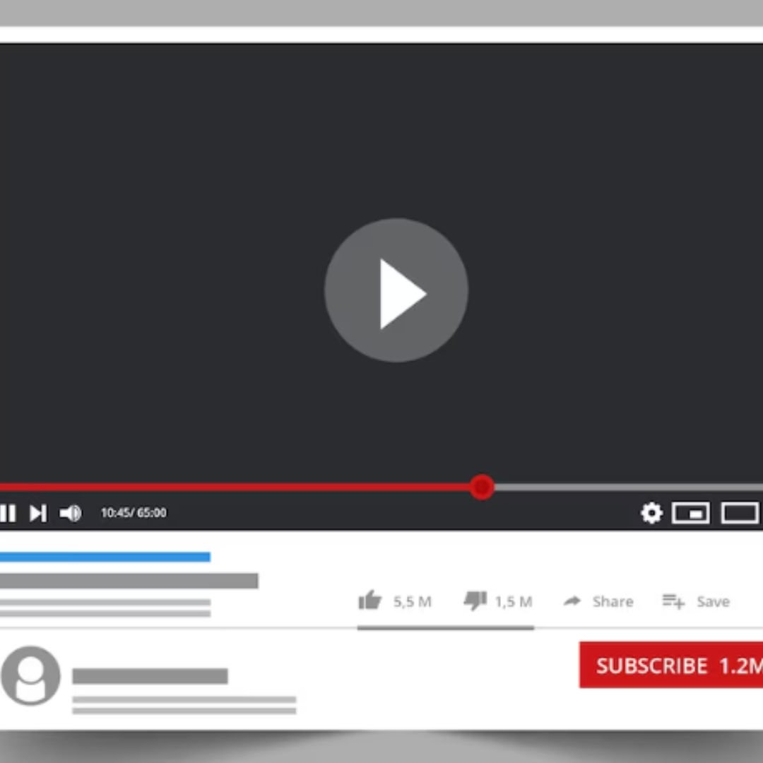 tela de computador com um vídeo do Youtube pausado