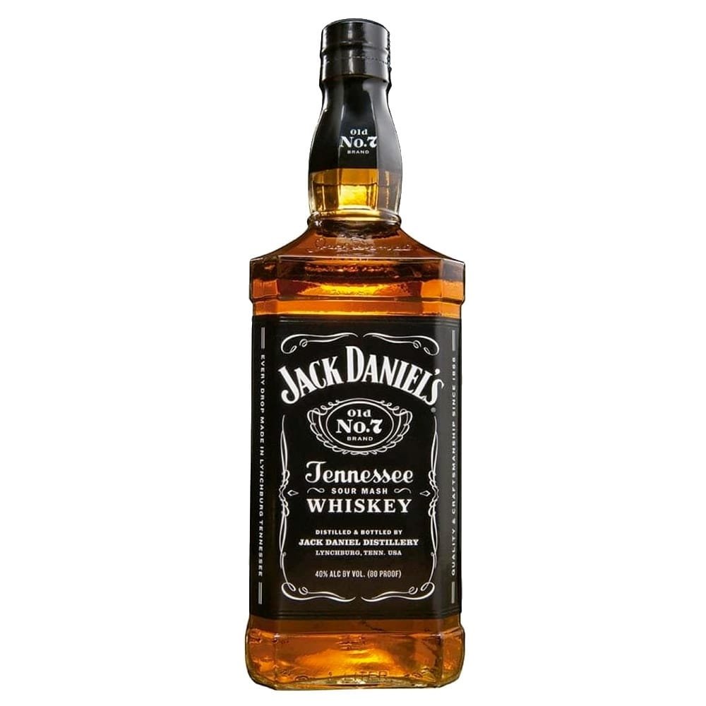 Garrafa de bebida Jack Daniels black