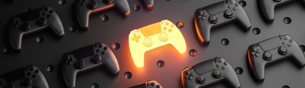 Modelo Base para Capas no Simplifica (1) Inúmeros controles de Play 5 com um na cor dourado no centro