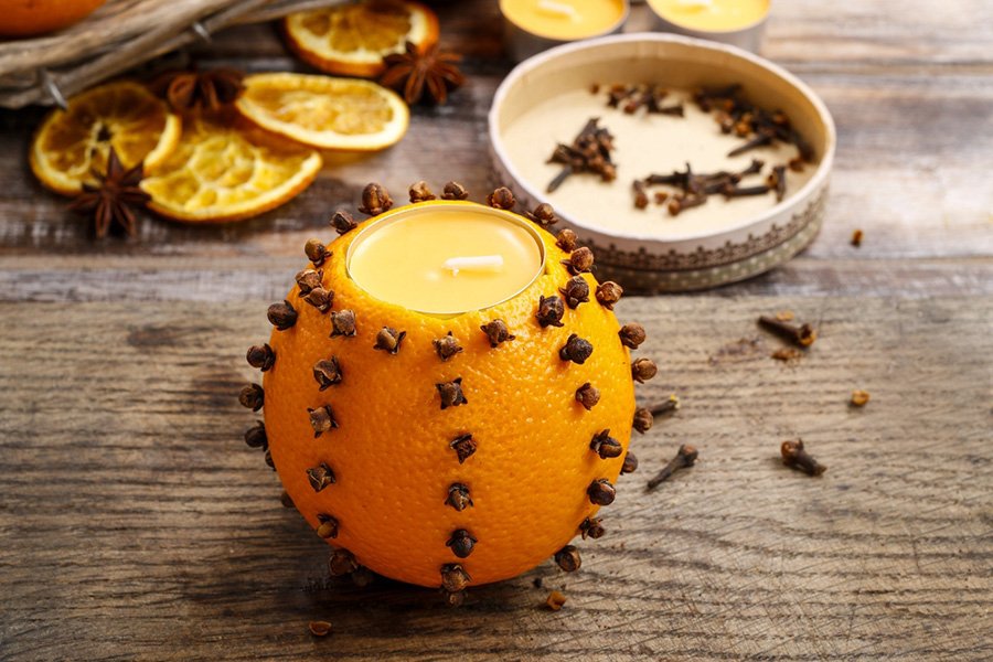 Experimente perfumar a casa com o aroma das especiarias e frutas da época