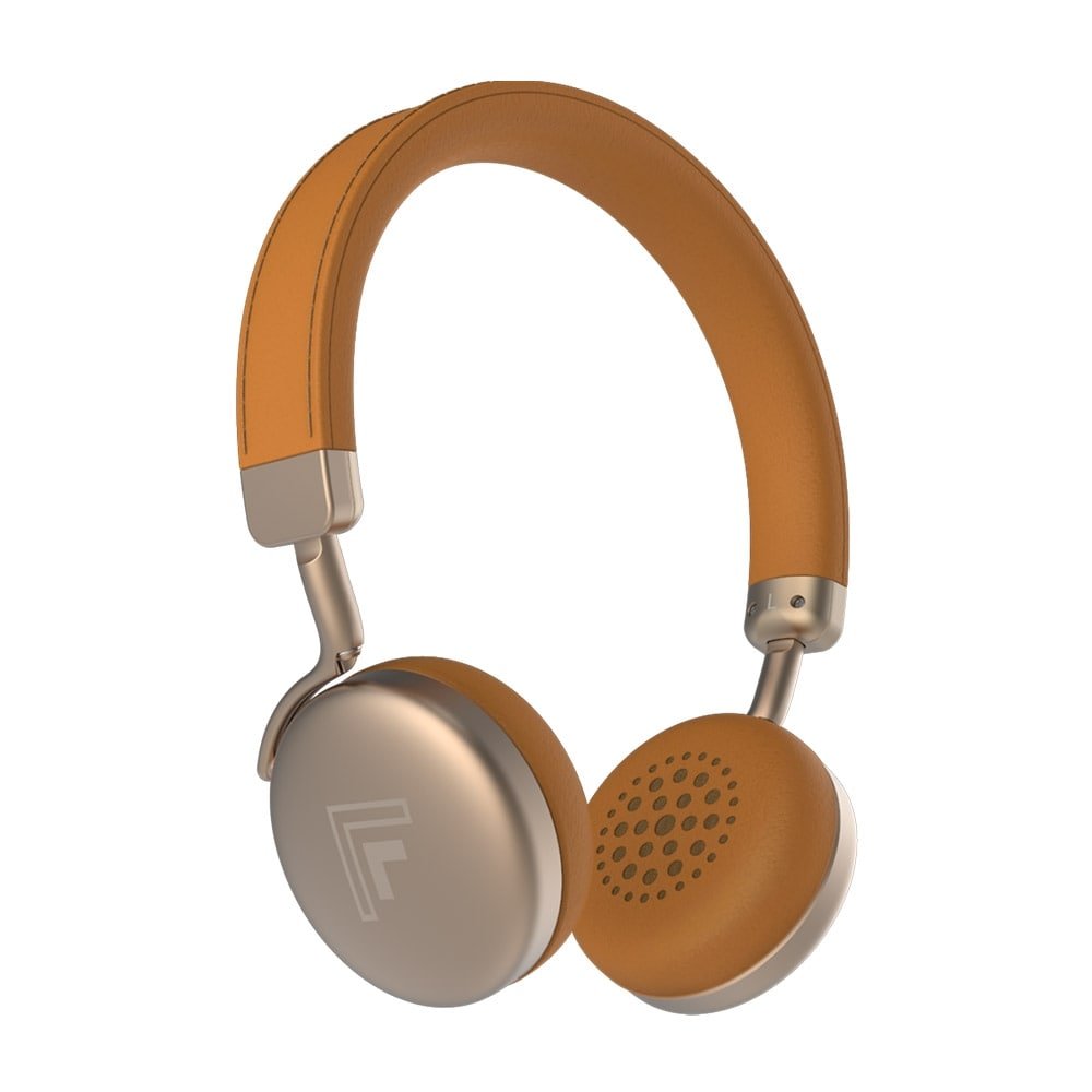 Fone de ouvido headset da Intelbras na cor dourado