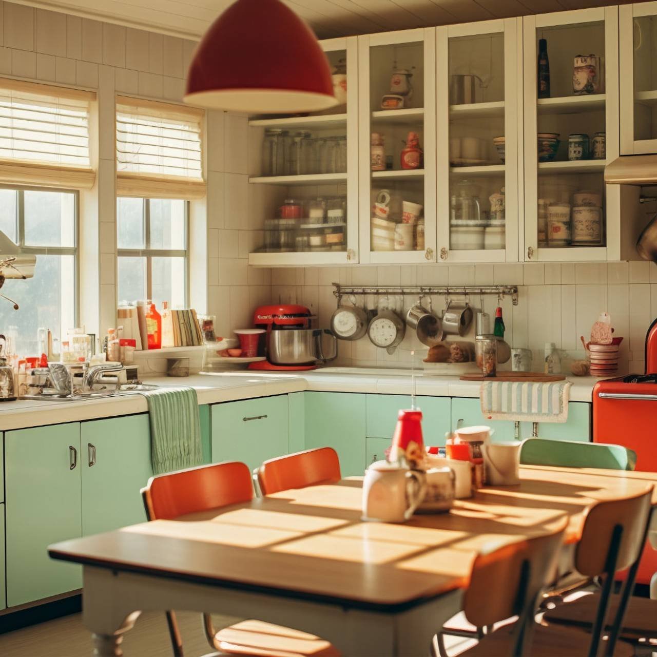 interior da cozinha moderna