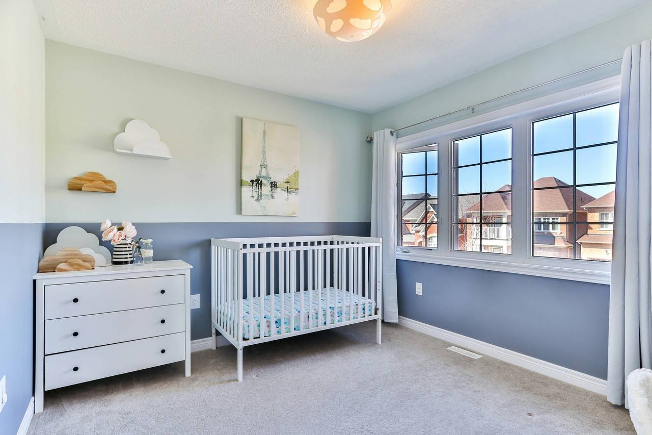 quarto infantil com tons de azul